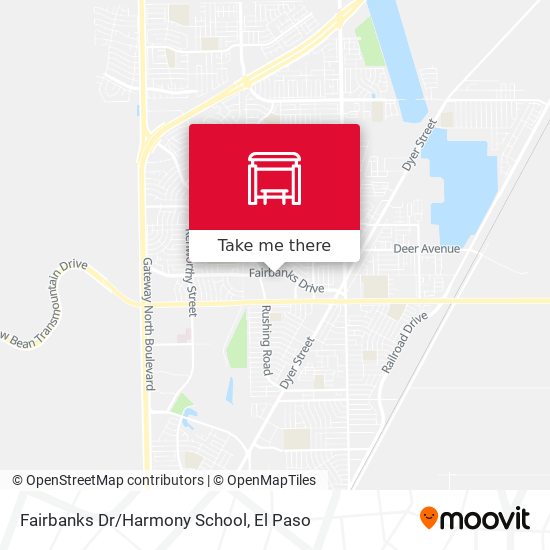 Fairbanks Dr/Harmony School map