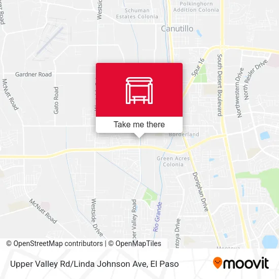 Mapa de Upper Valley Rd / Linda Johnson Ave