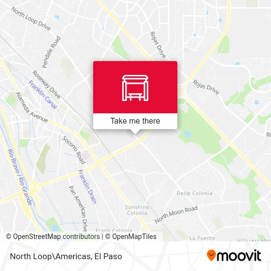 North Loop\Americas map