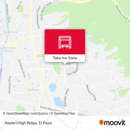 Resler\High Ridge map