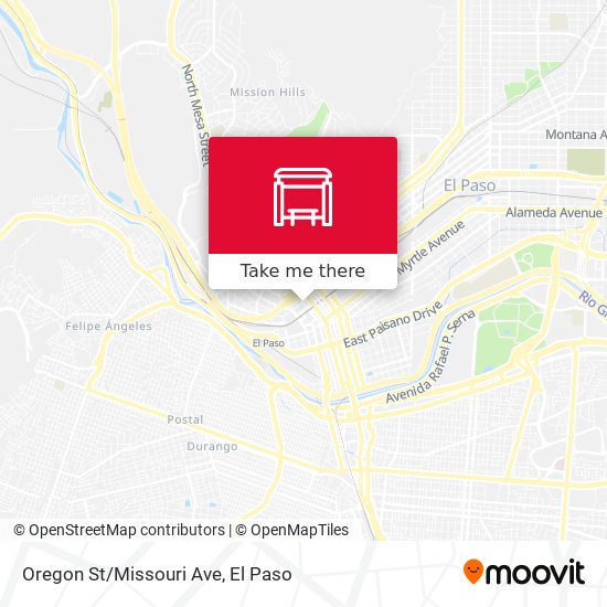 Mapa de Oregon St/Missouri Ave