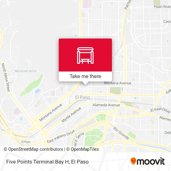 Mapa de Five Points Terminal Bay H