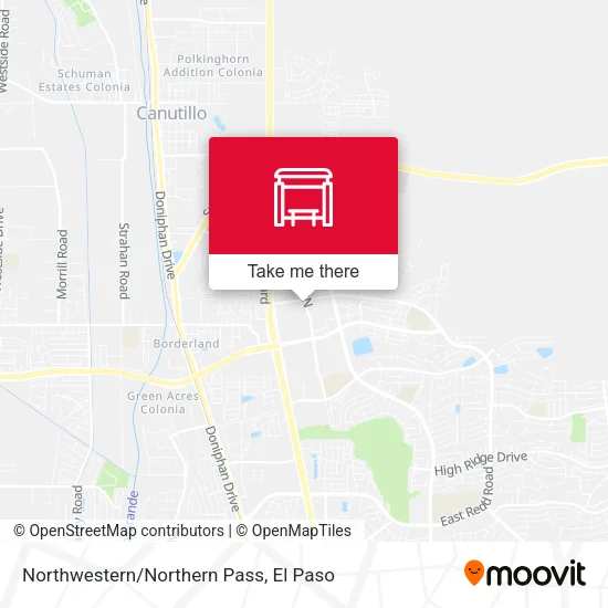 Northwestern/Northern Pass map