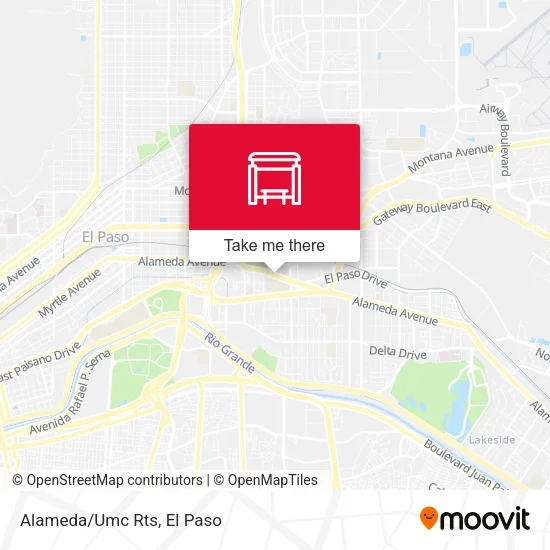 Alameda/Umc Rts map