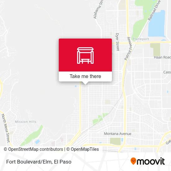 Mapa de Fort Boulevard/Elm