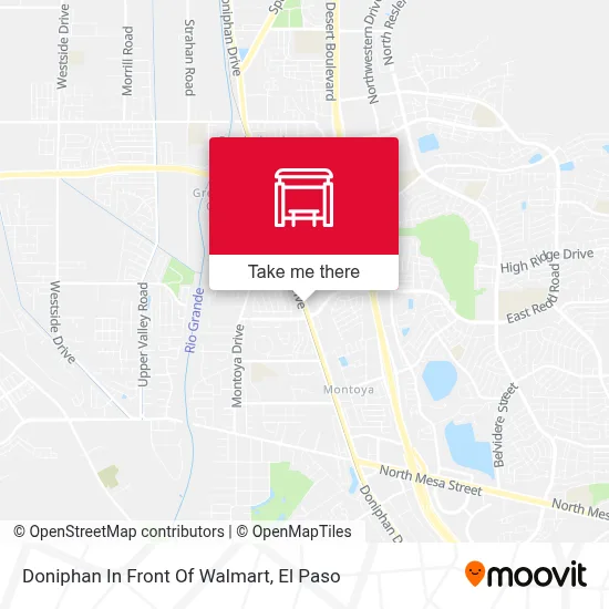 Doniphan In Front Of Walmart map