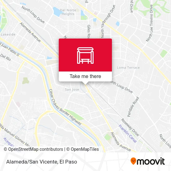 Mapa de Alameda/San Vicente