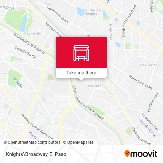 Mapa de Knights\Broadway