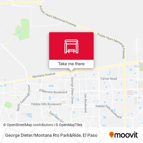 George Dieter / Montana Rts Park&Ride map