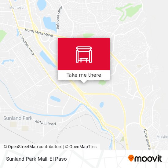 Mapa de Sunland Park Mall