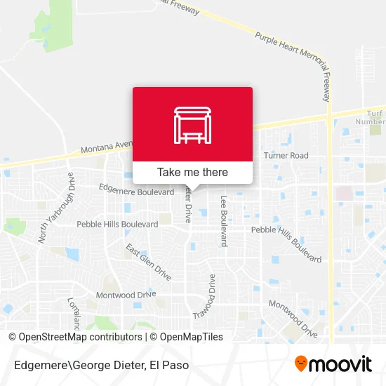 Mapa de Edgemere\George Dieter