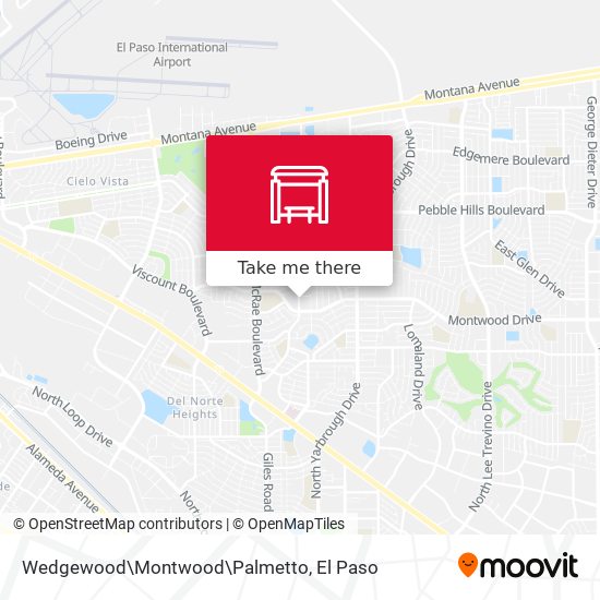 Mapa de Wedgewood\Montwood\Palmetto