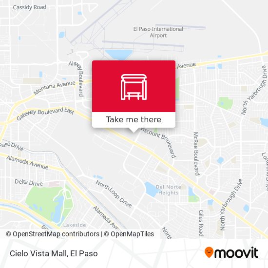 Cielo Vista Mall map