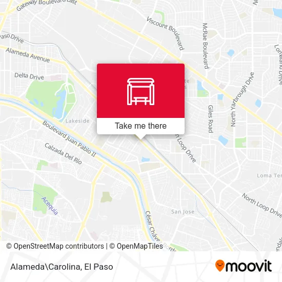 Mapa de Alameda\Carolina