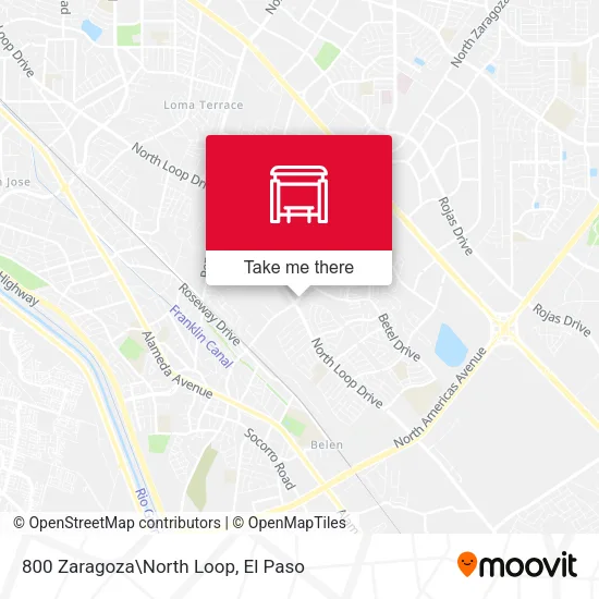 Mapa de 800 Zaragoza\North Loop