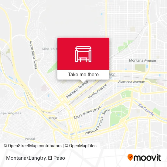 Mapa de Montana\Langtry
