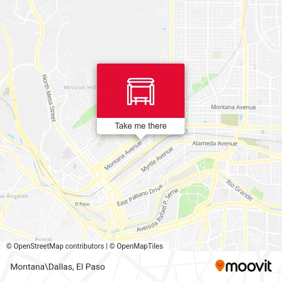 Mapa de Montana\Dallas