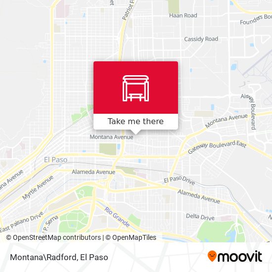 Montana\Radford map