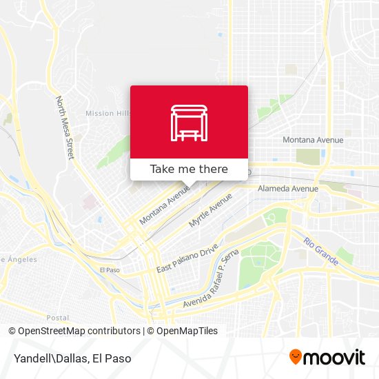 Mapa de Yandell\Dallas
