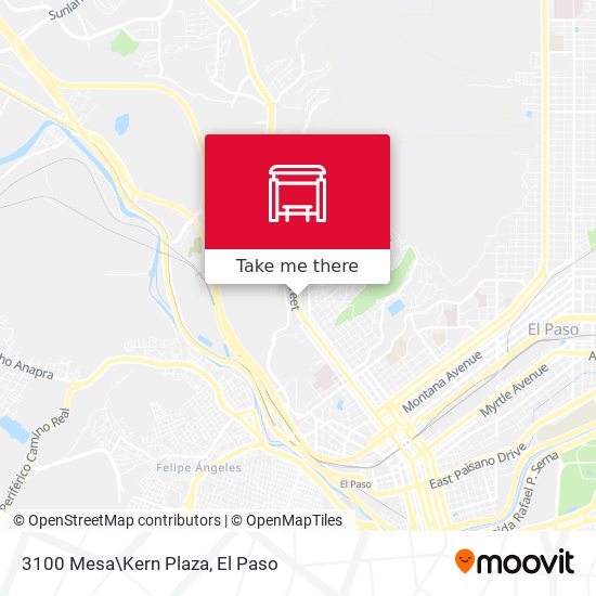 3100 Mesa\Kern Plaza map