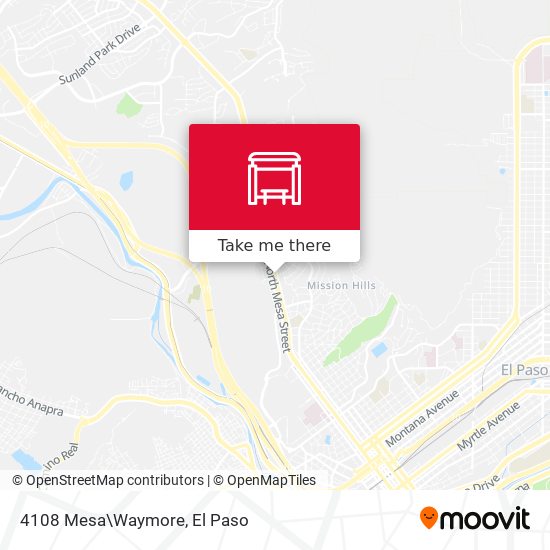 Mapa de 4108 Mesa\Waymore