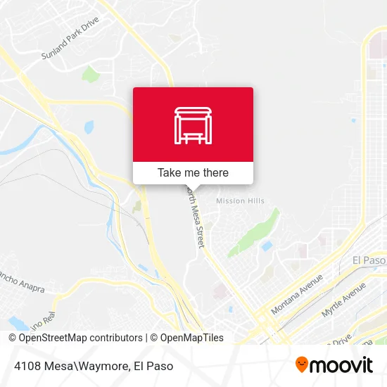 Mapa de 4108 Mesa\Waymore