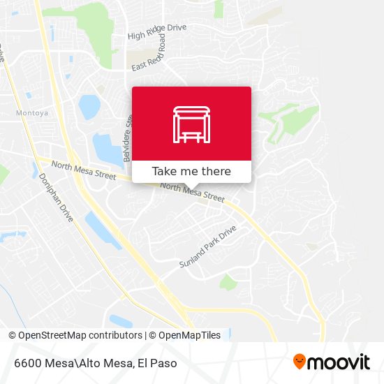 6600 Mesa\Alto Mesa map