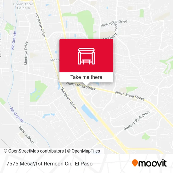 7575 Mesa\1st Remcon Cir. map
