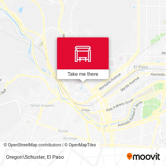 Mapa de Oregon\Schuster
