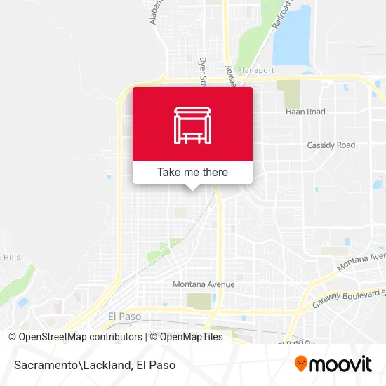 Mapa de Sacramento\Lackland
