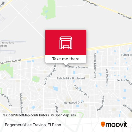 Edgemere\Lee Trevino map