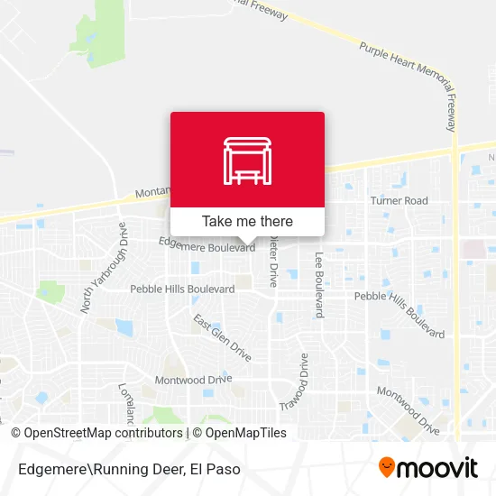 Mapa de Edgemere\Running Deer