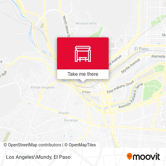 Los Angeles\Mundy map