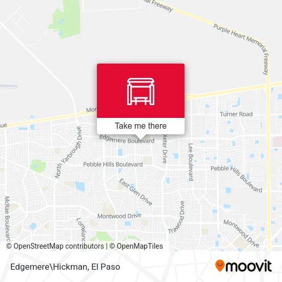 Mapa de Edgemere\Hickman