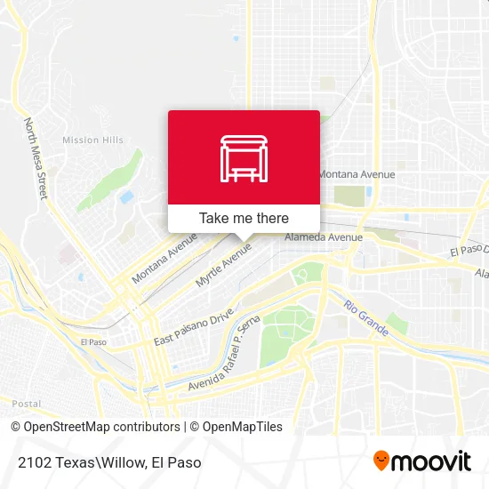 Mapa de 2102 Texas\Willow