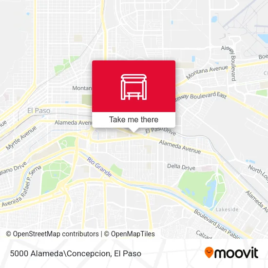 Mapa de 5000 Alameda\Concepcion