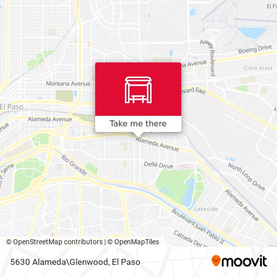 Mapa de 5630 Alameda\Glenwood