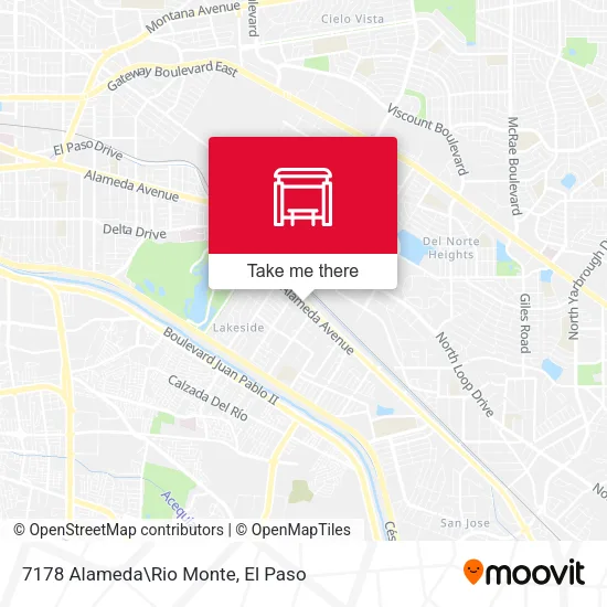 Mapa de 7178 Alameda\Rio Monte