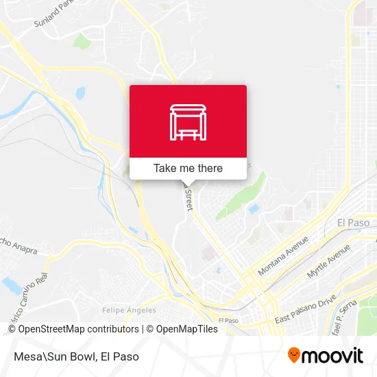 Mesa\Sun Bowl map