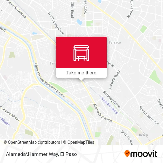 Alameda\Hammer Way map