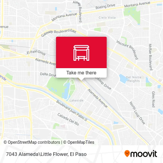 Mapa de 7043 Alameda\Little Flower