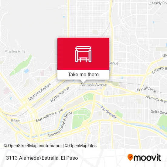 Mapa de 3113 Alameda\Estrella