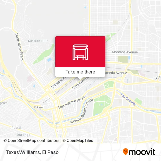 Mapa de Texas\Williams