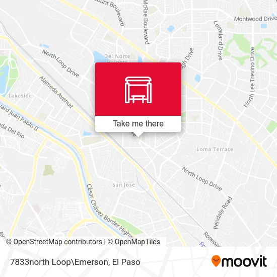 Mapa de 7833north Loop\Emerson
