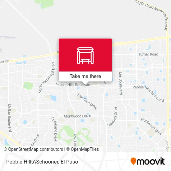 Mapa de Pebble Hills\Schooner