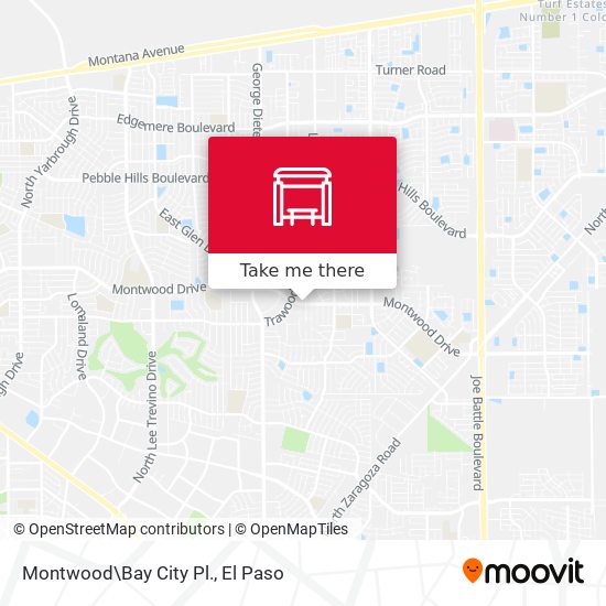 Mapa de Montwood\Bay City Pl.