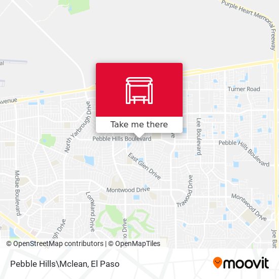 Pebble Hills\Mclean map