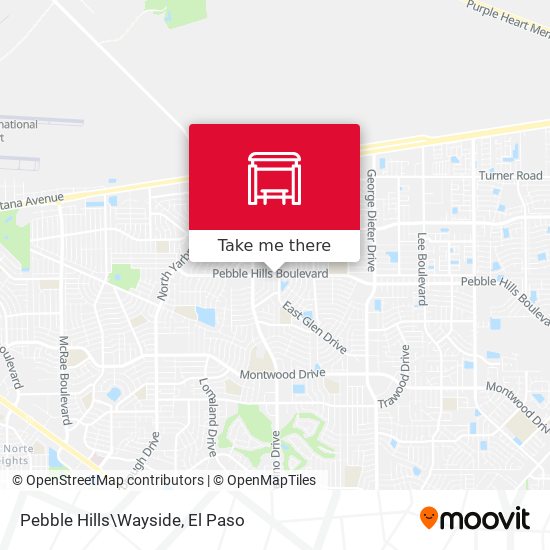 Pebble Hills\Wayside map