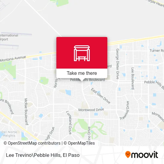 Mapa de Lee Trevino\Pebble Hills