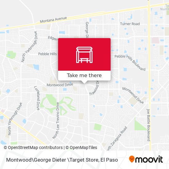 Mapa de Montwood\George Dieter \Target Store